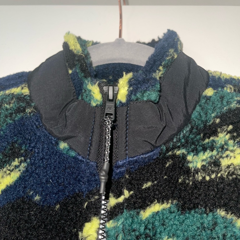 American eagle retro zip up fleece jacket - Picture 5 of 7